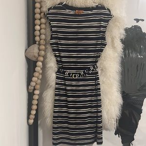 Tory Burch Sleeveless Midi Dress, Size Large